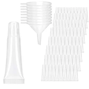 80 Pcs 10ml Empty Lip Gloss Tubes