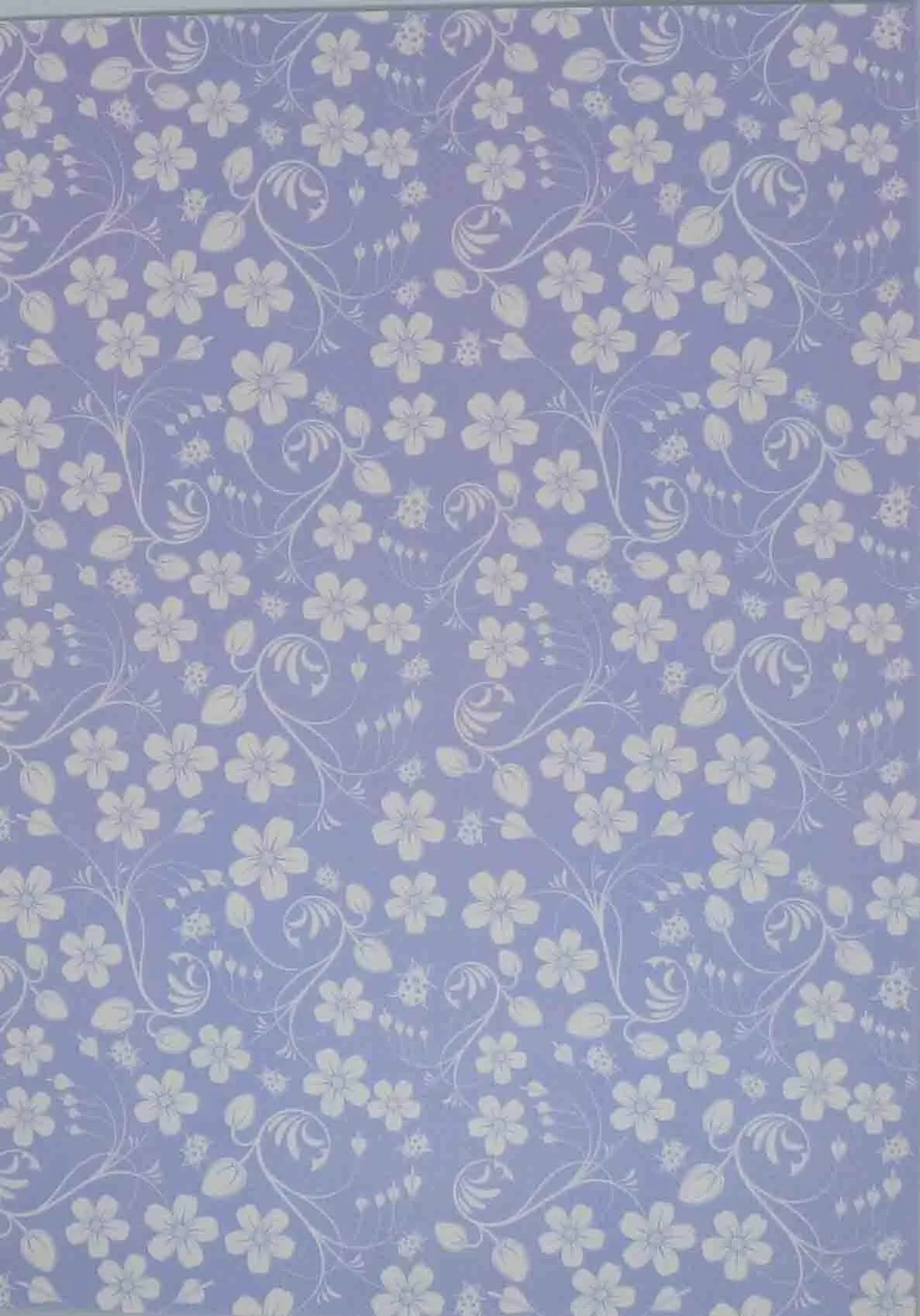 A4 - Patterned - Metallic Floral Spring Garden