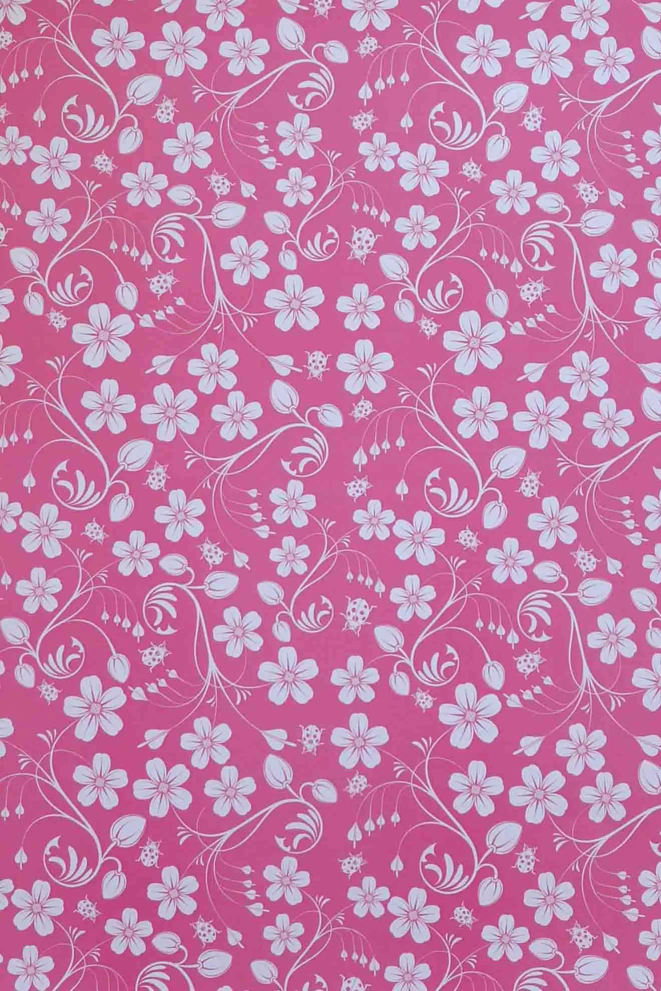 A4 - Patterned - Metallic Floral Spring Garden