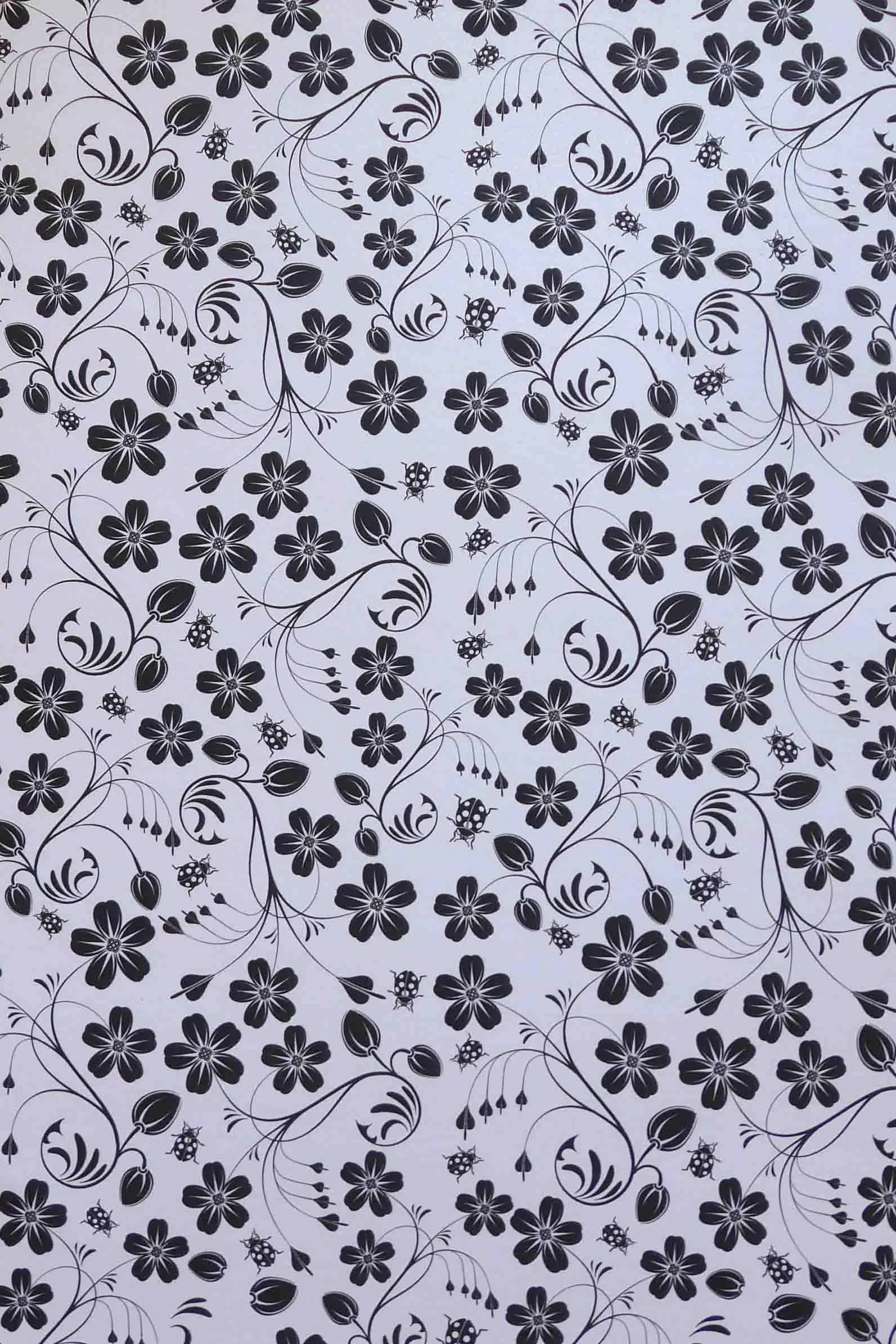 A4 - Patterned - Metallic Floral Spring Garden