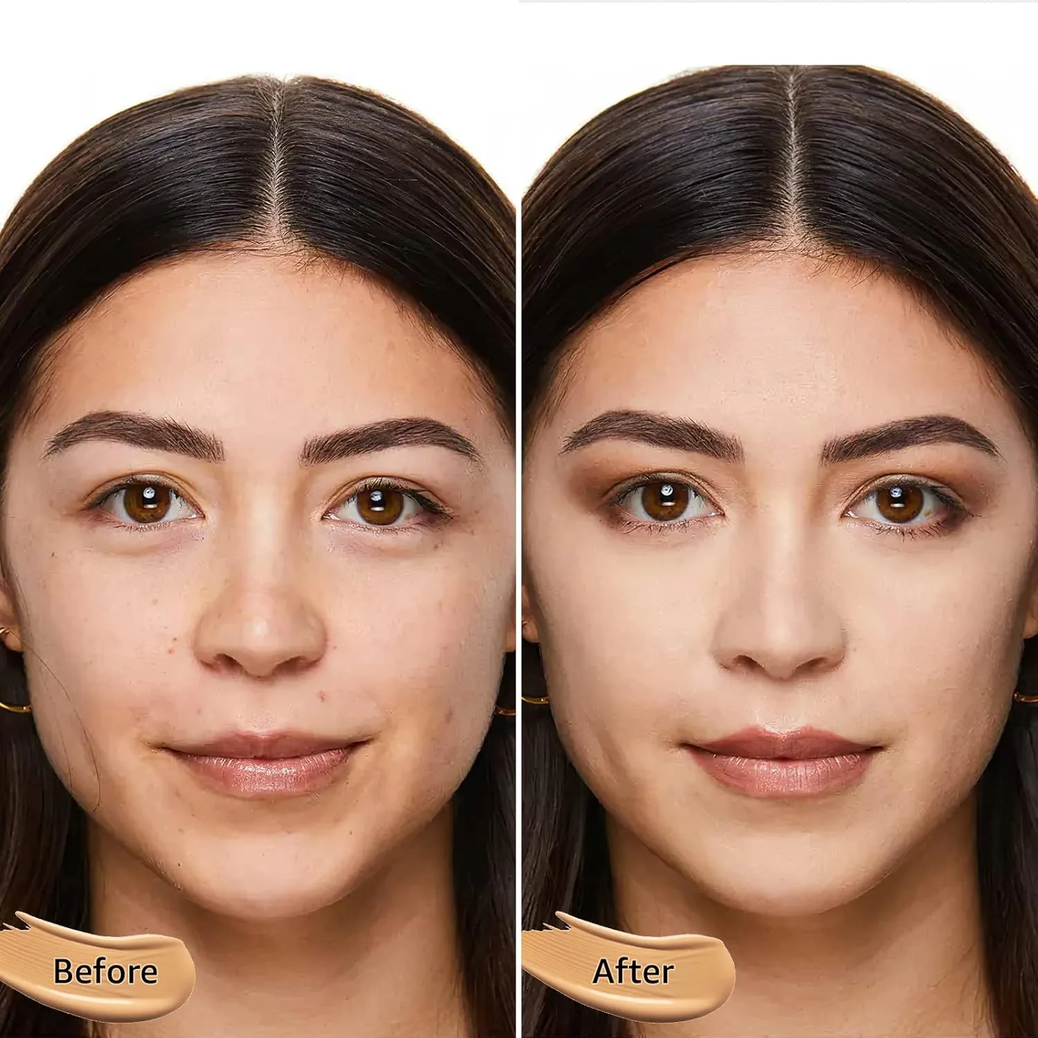 Air Cushion CC Cream - Moisturizing BB Cream Foundation, Long-Lasting Waterproof New Mushroom Head Cushion Foundation Concealer for Even Skin Tone (Natural, 1 PCS)