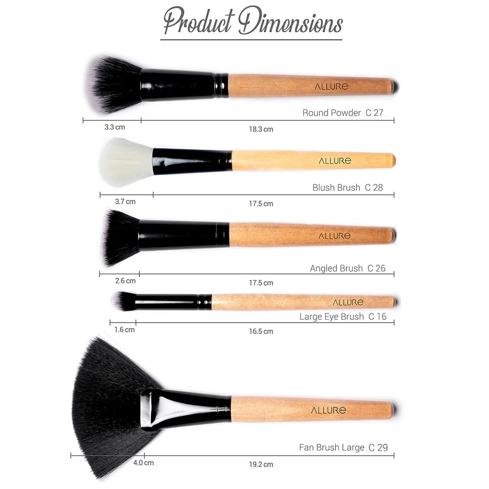 Allure Classic Makeup Brush Set of 05 (ACKF2-05)