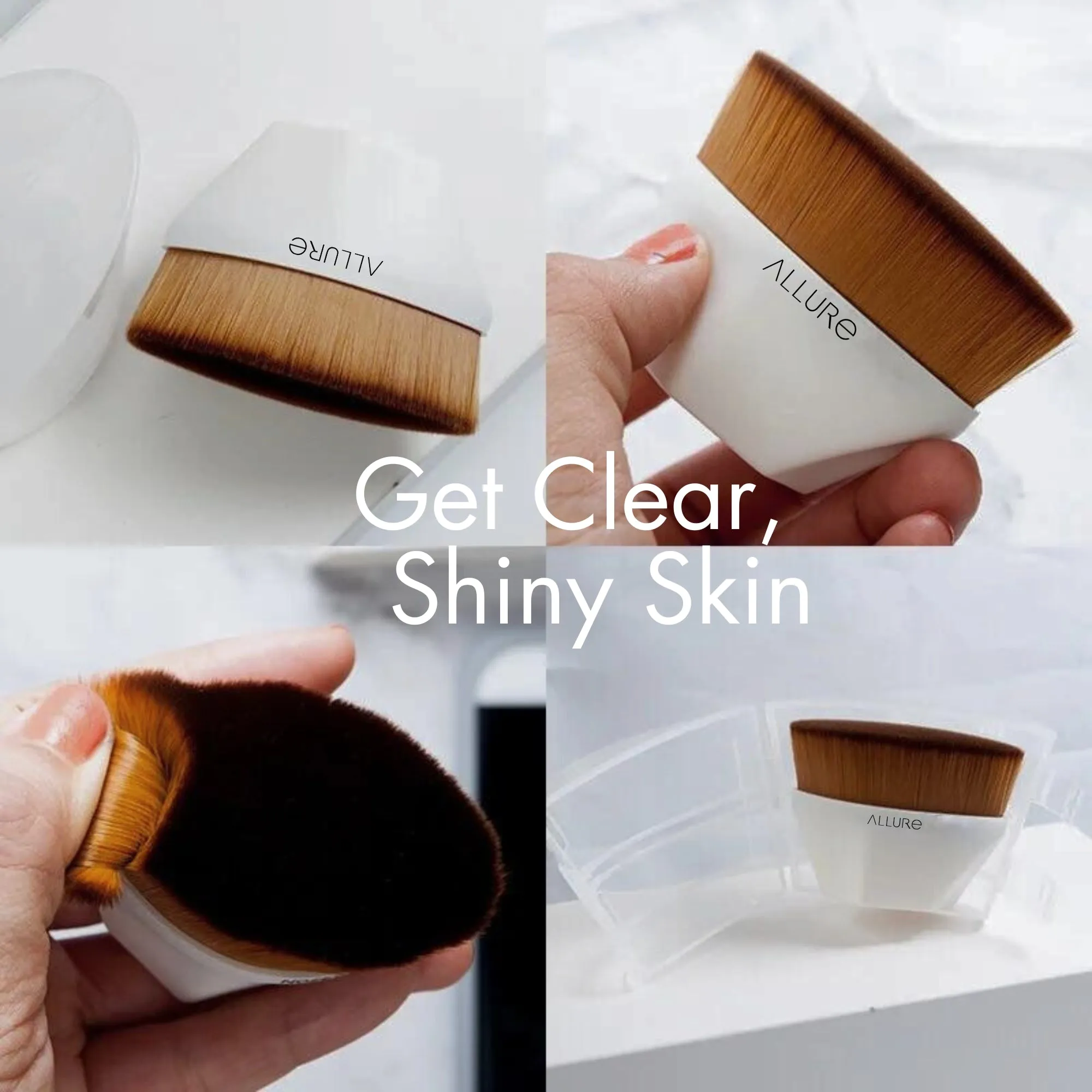 Allure Foundation Brush - White