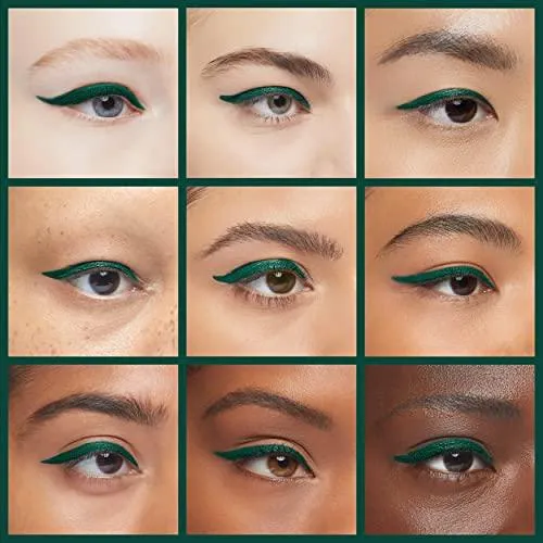 Almay All-Day Intense Gel Eyeliner, Longlasting, Waterproof, Fade-Proof Creamy High-Performing Easy-to-Sharpen Liner Pencil, 150 Evergreen, 0.028 oz.