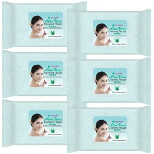 Aloe Vera Facial Cleansing Towelettes | Travel-Friendly Face Wipes