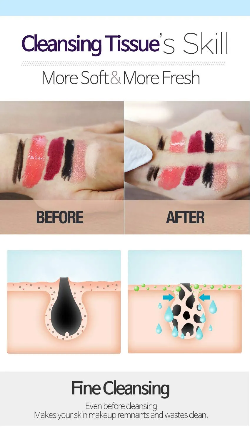 Aloe Vera Facial Cleansing Towelettes | Travel-Friendly Face Wipes