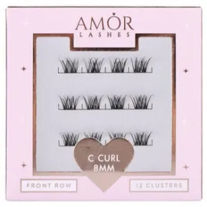 Amor Lashes QuickLash Clusters - Front Row 8mm (C Curl)