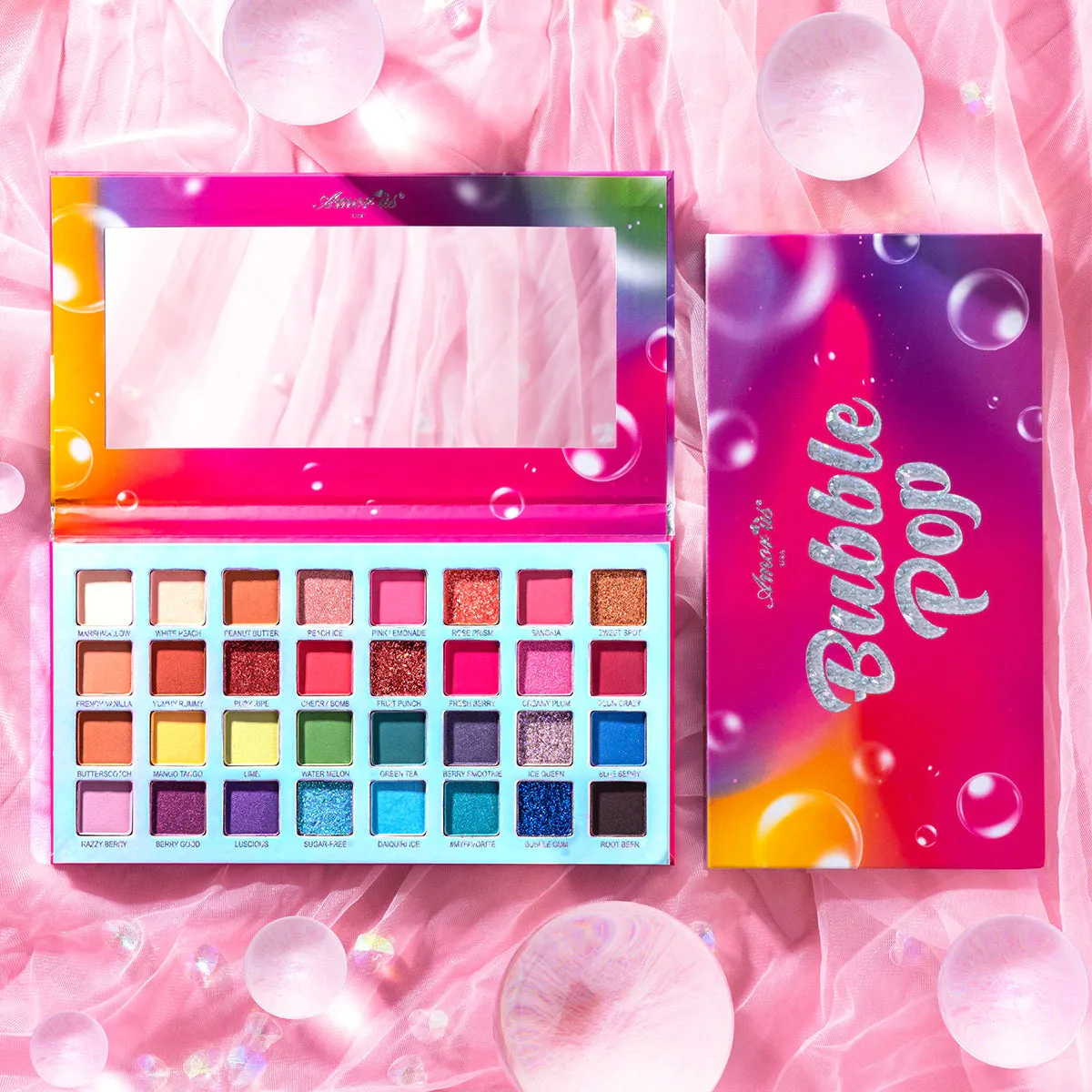 Amor Us Bubble Pop Eyeshadow & Glitter Palette