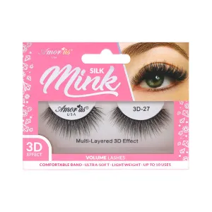 Amor Us Silk Mink Volume Lashes 3D Effect 3D-27