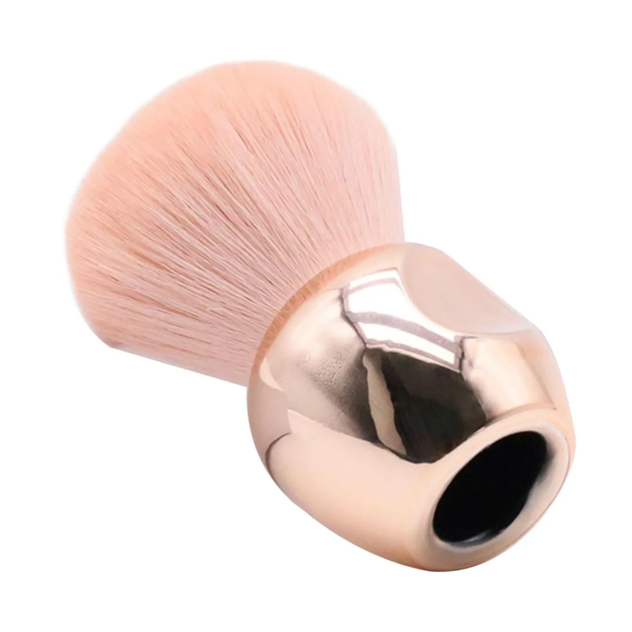 Angoily Women Loose Powder Brush Unique Vase Base Design Blush Makeup Tool for Precise Application Comfort-grip Handle for Professional Makeup Use