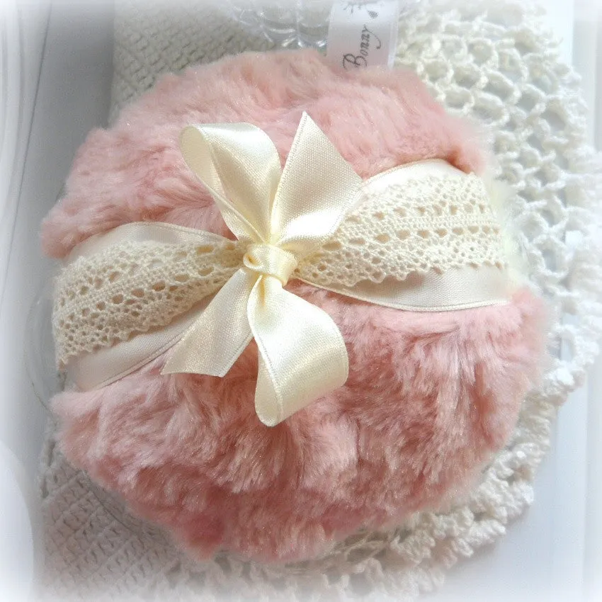 ANTIQUE PINK - Powder Puff, 5 inch