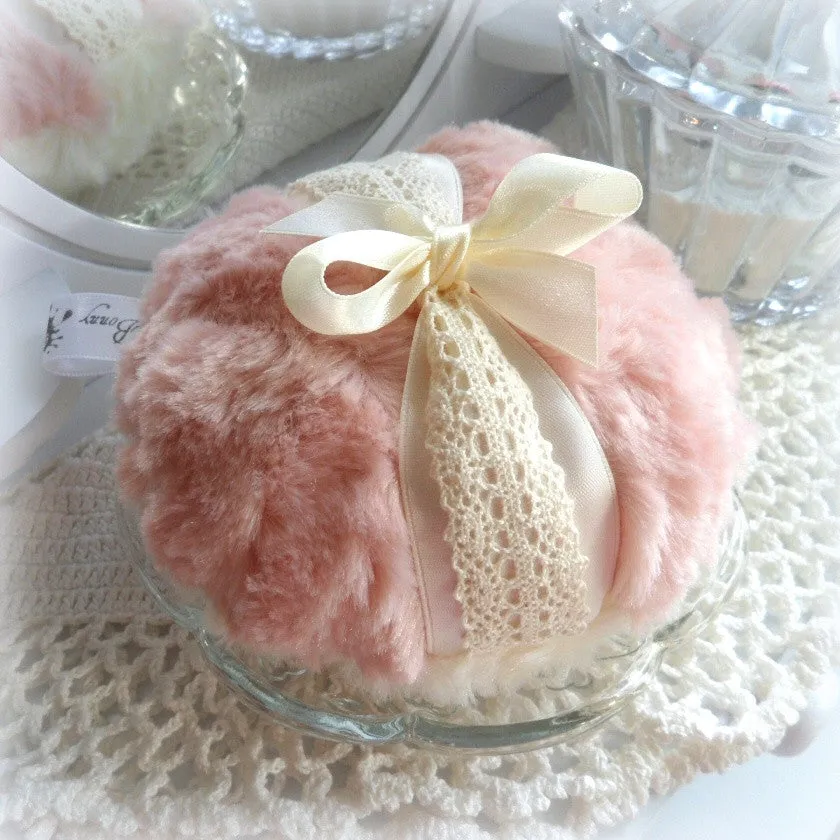 ANTIQUE PINK - Powder Puff, 5 inch