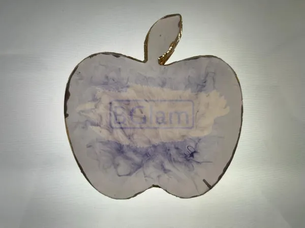 Apple Shape Resin Nail Art/Polish Mixing Palette