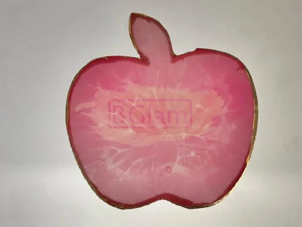 Apple Shape Resin Nail Art/Polish Mixing Palette
