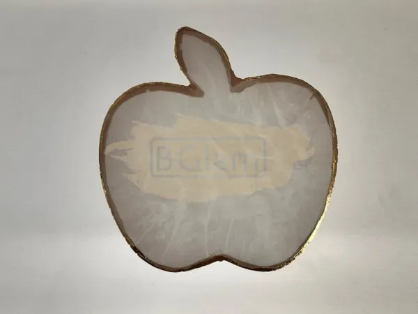 Apple Shape Resin Nail Art/Polish Mixing Palette