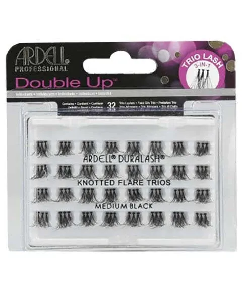 Ardell Double Up 3 In 1 Knotted Lash Medium Black