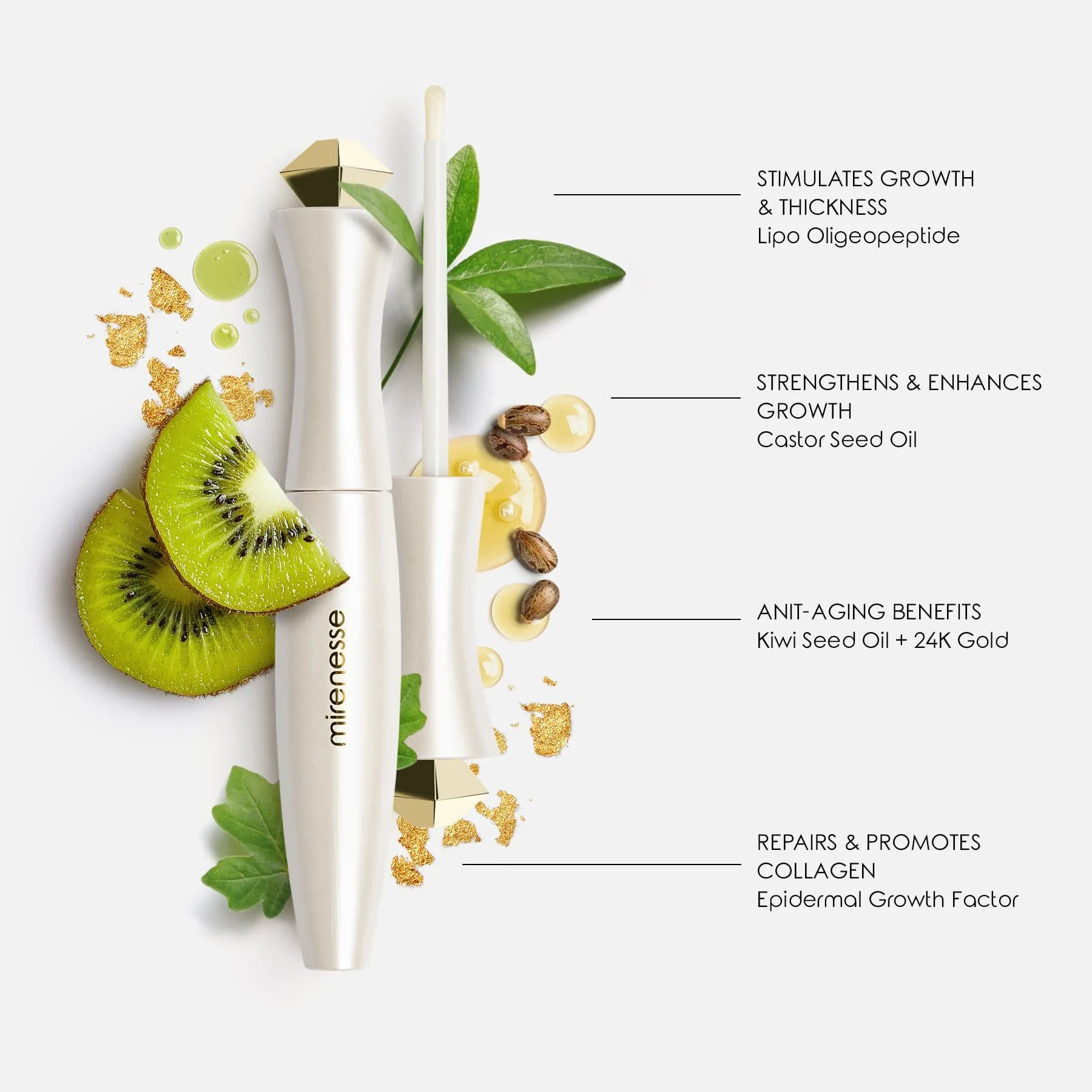 AU Mega Volume 4d Lash Growth Primer   Tubing Mascara Trio