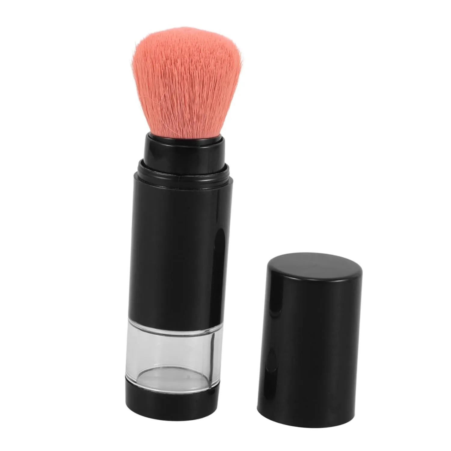 Automatic Powder Spray Brush Portable Makeup Tool with Cover Versatile for Blush and Highlighter Retractable Design for Travel Supplies