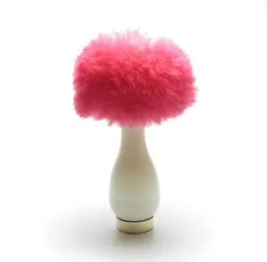 Avon Fluff Puff Powder Perfume Container with White Handle
