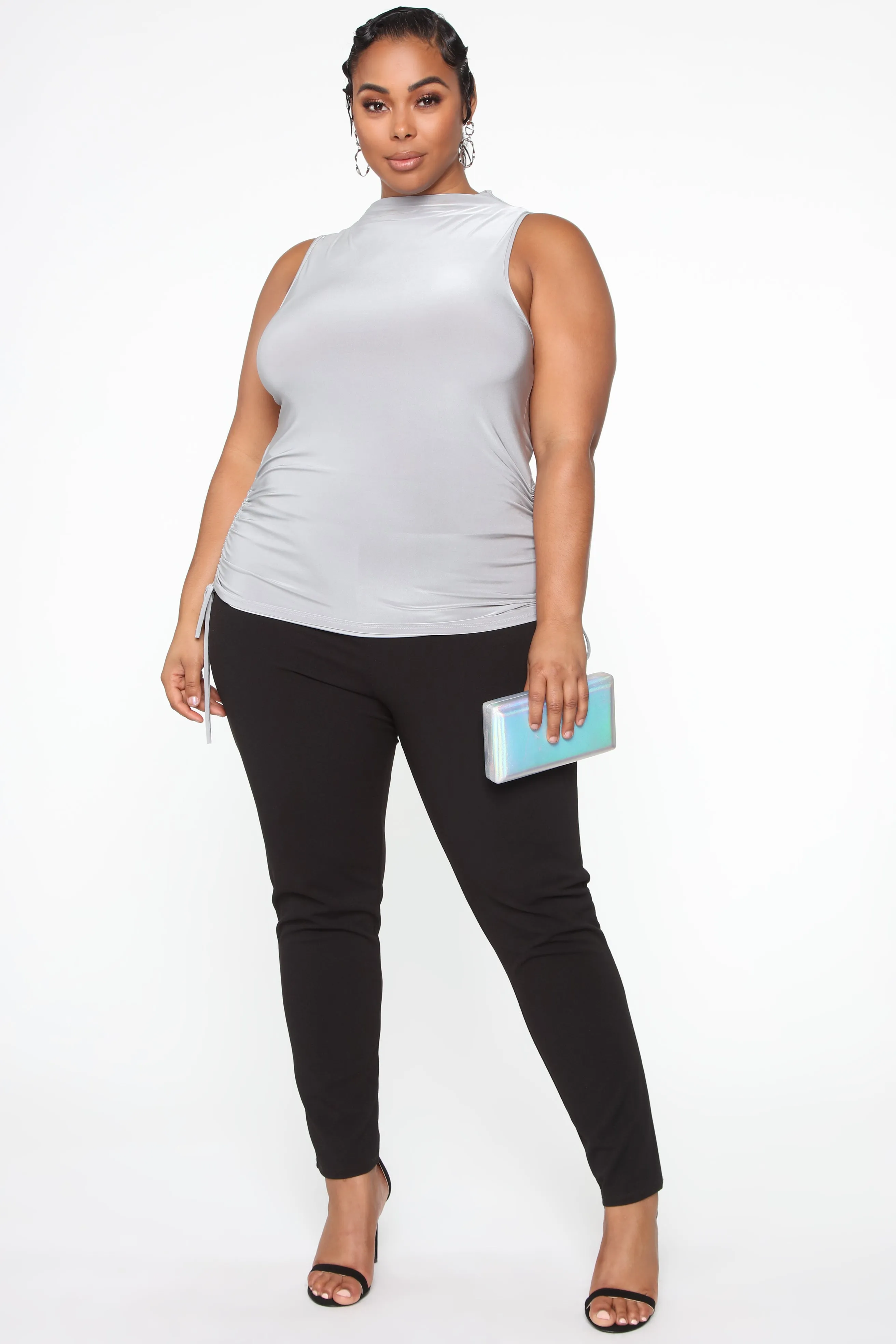 Back To Business Top - Silver