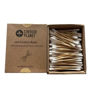Bamboo Cotton Buds - 200 Pack