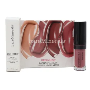 Bareminerals Gen Nude Patent Lip Lacquer Pout 0.06oz/2ml New With Box