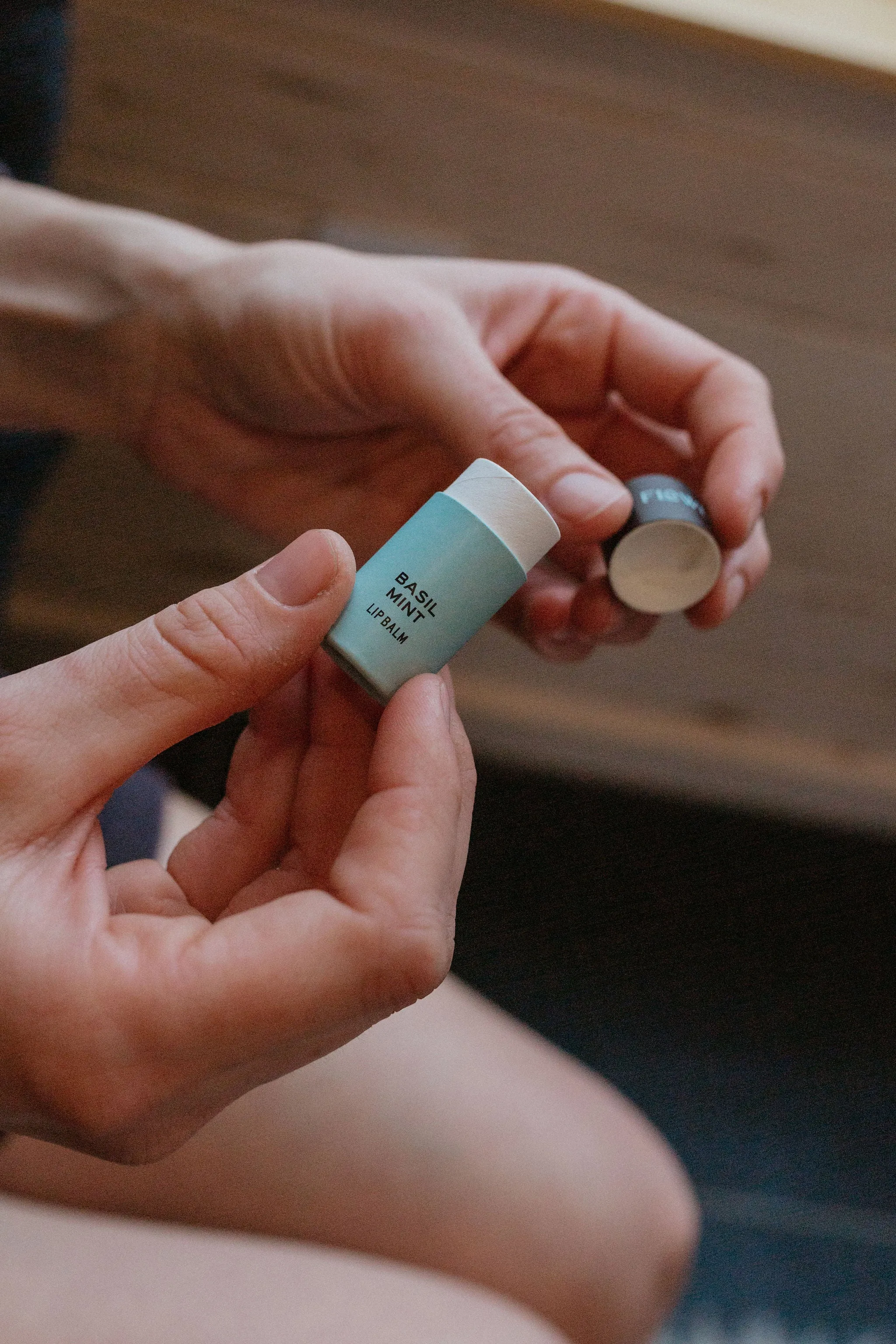 Basil Mint Lip Organic Lip Balm