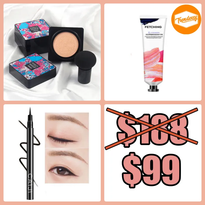 BB cream   3D Mushroom Sponge   Hand Cream   Eyeliner