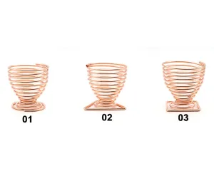 Beauty Blender Holder 3 Pieces Makeup Sponges Stand - Rose Gold
