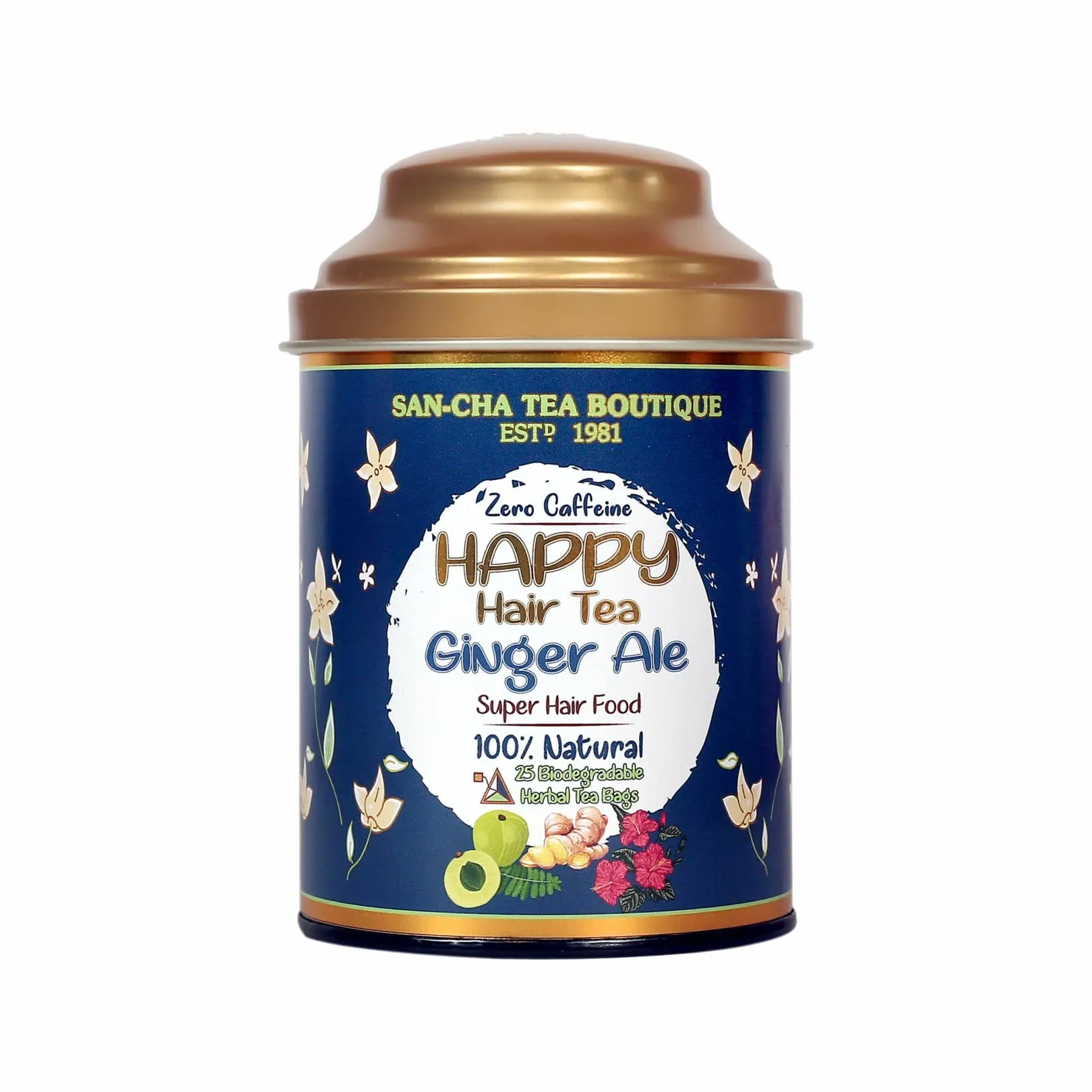 Beauty Tea Bundle, Caffeine Free Tea: 75 Pyramid Tea Bags