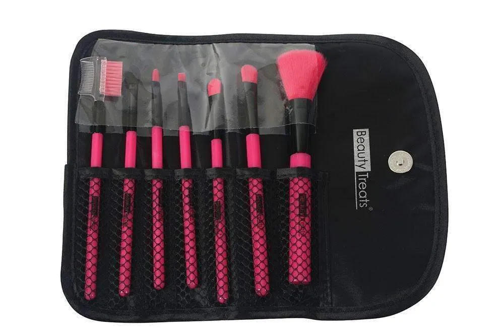 Beauty Treats 7 Piece Brush Set - Black Chevron #152