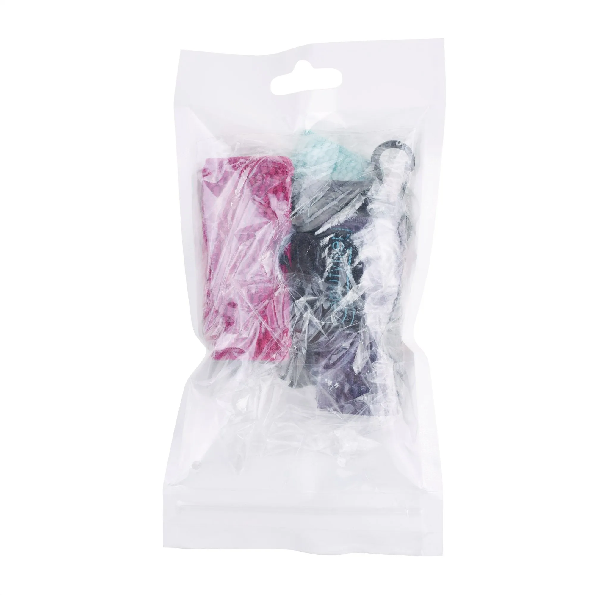 Beautyflier Clip-on Sleeve Chapstick Pouch Keychain Lipstick Holder Elastic Lip Balm Holster Travel Accessories (Black/Hot Pink/Purple/Robin Egg Blue/Pink) Black/Hot Pink/Purple/Robin Egg Blue/Pink