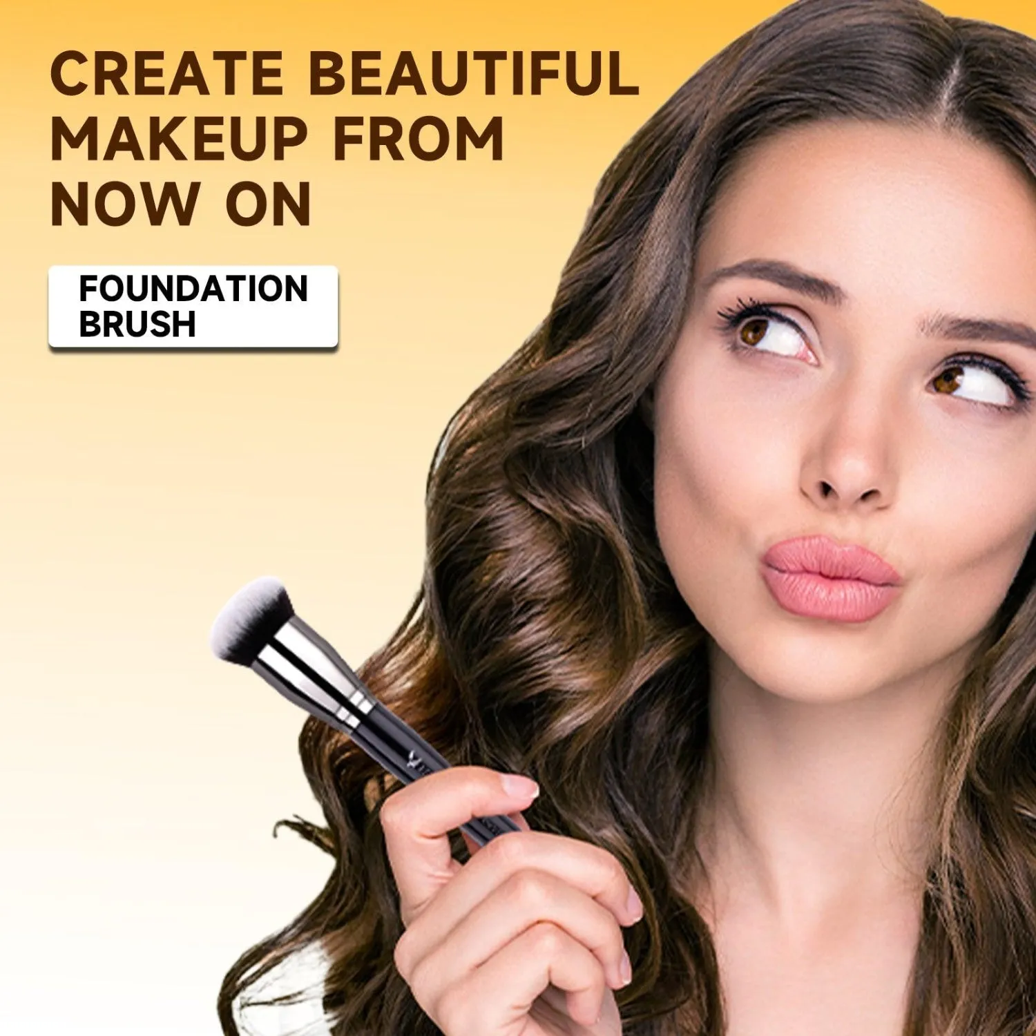 BEILI 1Pcs Soft Round Top Foundation Brush BX-804
