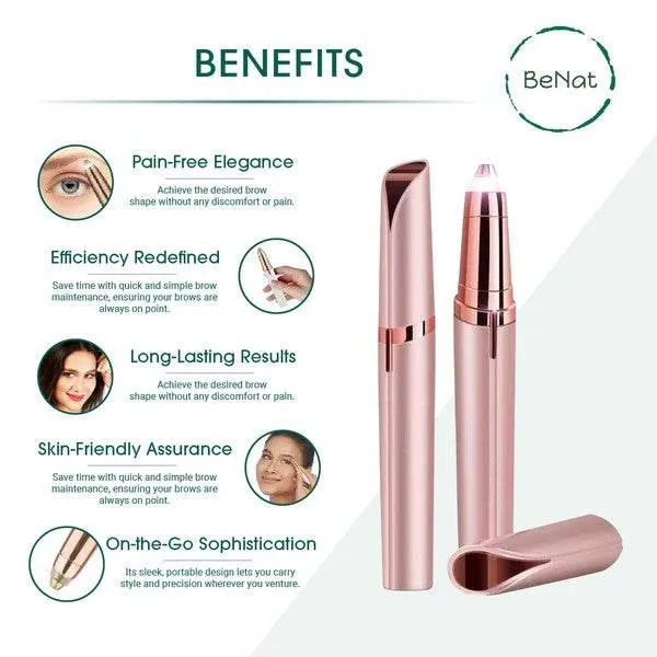 BeNat Rechargeable Eyebrow Hair Remover