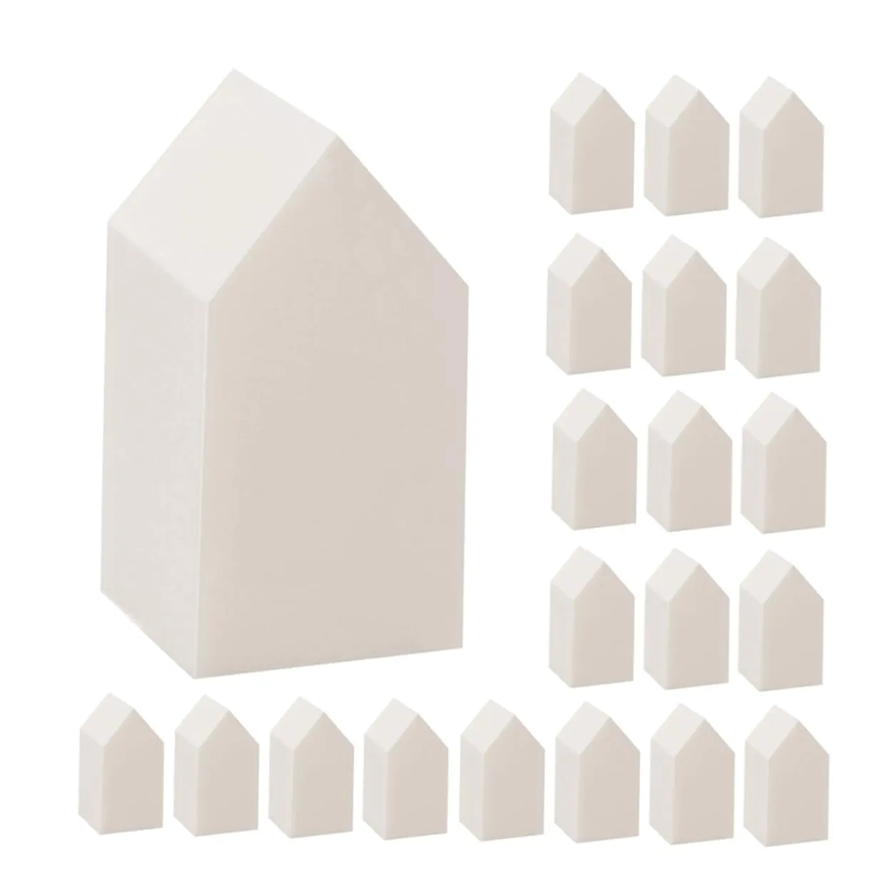 BESTYASH 30pcs Disposable Makeup Powder Precision Flat Design for Foundation Blush and Loose Powder Versatile Cosmetic Tool for Daily and Party Makeup Skin-friendly