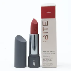 Bite Beauty Power Move Soft Matte Lipstick  0.14oz/4g New With Box