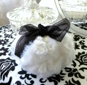Black Powder Puff, 4 inch