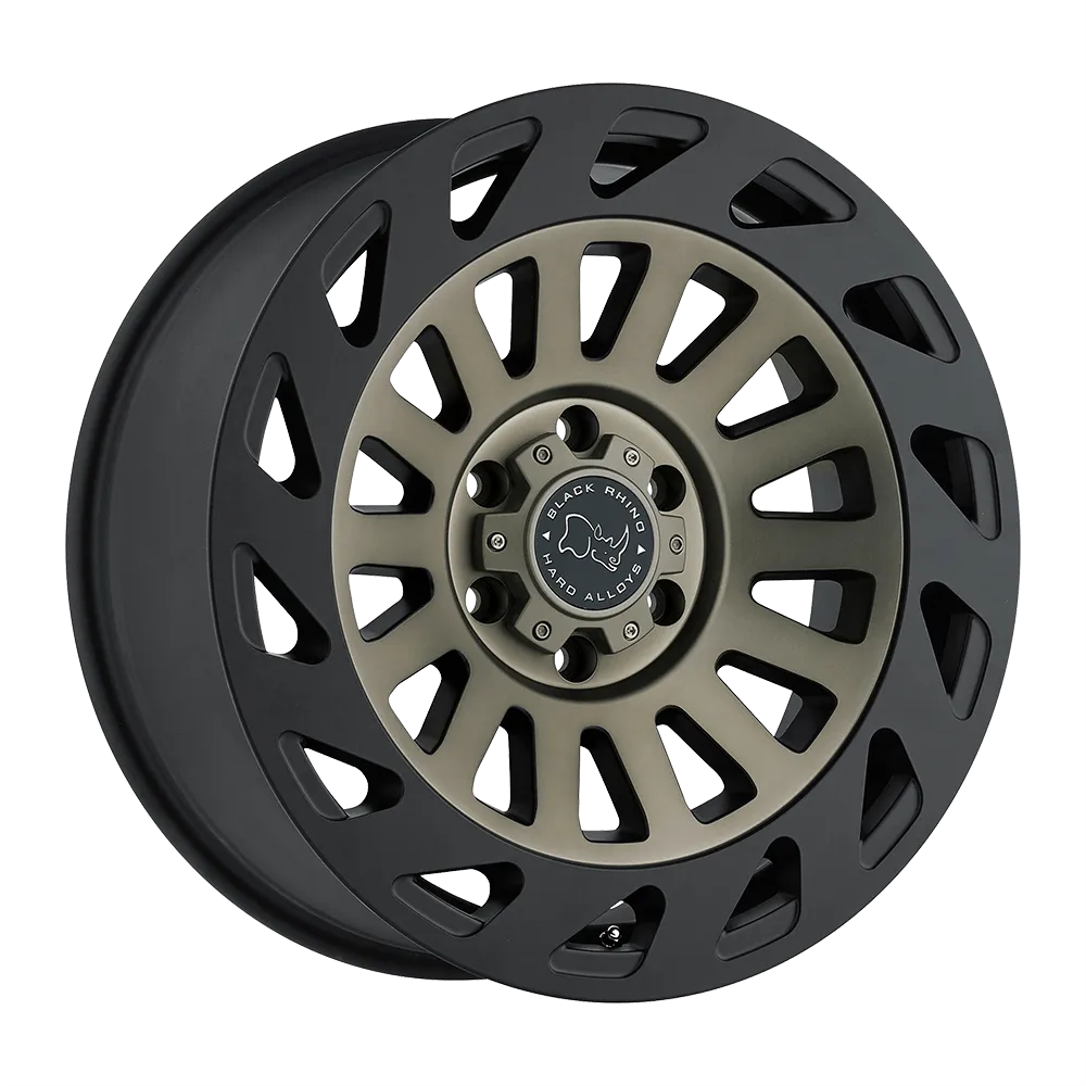 Black Rhino Madness 17X9 8X170 12mm Dark Tint Machine Face W/ Matte Black Lip