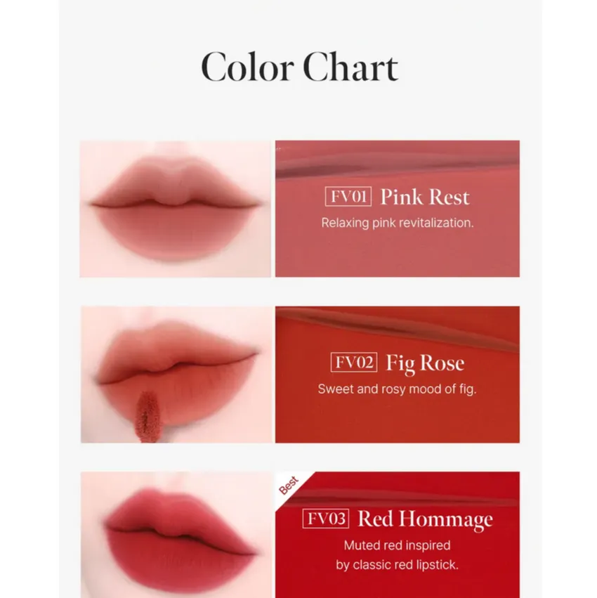 Black Rouge Icy to Fog Velvet (7 Colours)