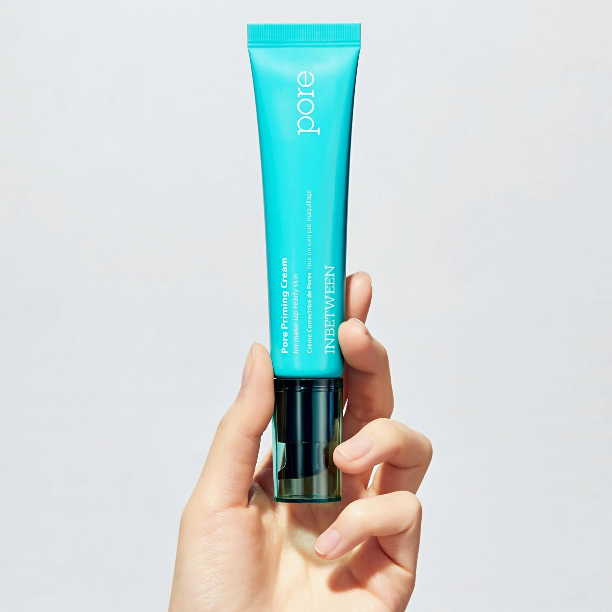 Blithe Inbetween Pore Priming Cream Matte Primer for Oily Skin Control, Calming Mugwort Cica & Green Tea Extract for Blemish Relief, Korean Makeup Pore Minimizer Primer with Mattifying Finish 1 Fl Oz