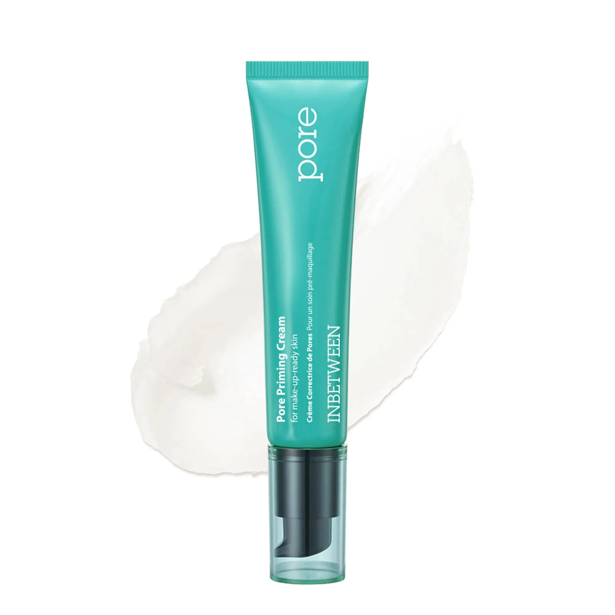 Blithe Inbetween Pore Priming Cream Matte Primer for Oily Skin Control, Calming Mugwort Cica & Green Tea Extract for Blemish Relief, Korean Makeup Pore Minimizer Primer with Mattifying Finish 1 Fl Oz