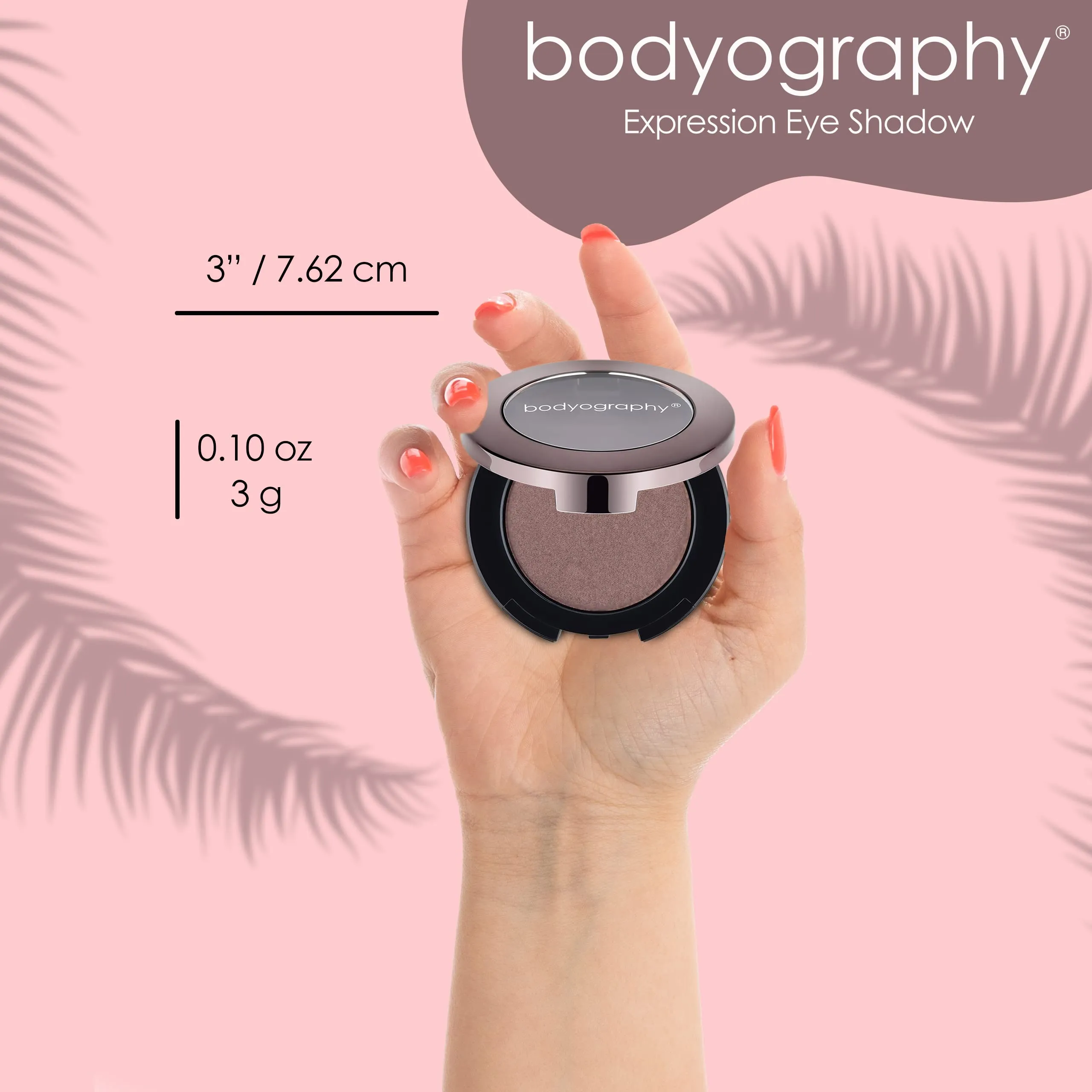 Bodyography Expressions Eye Shadow - Multi-Functional Eye Shadow - Rich, Dense, and Silky Smooth (Coy (Purple Grey Satin Shimmer))