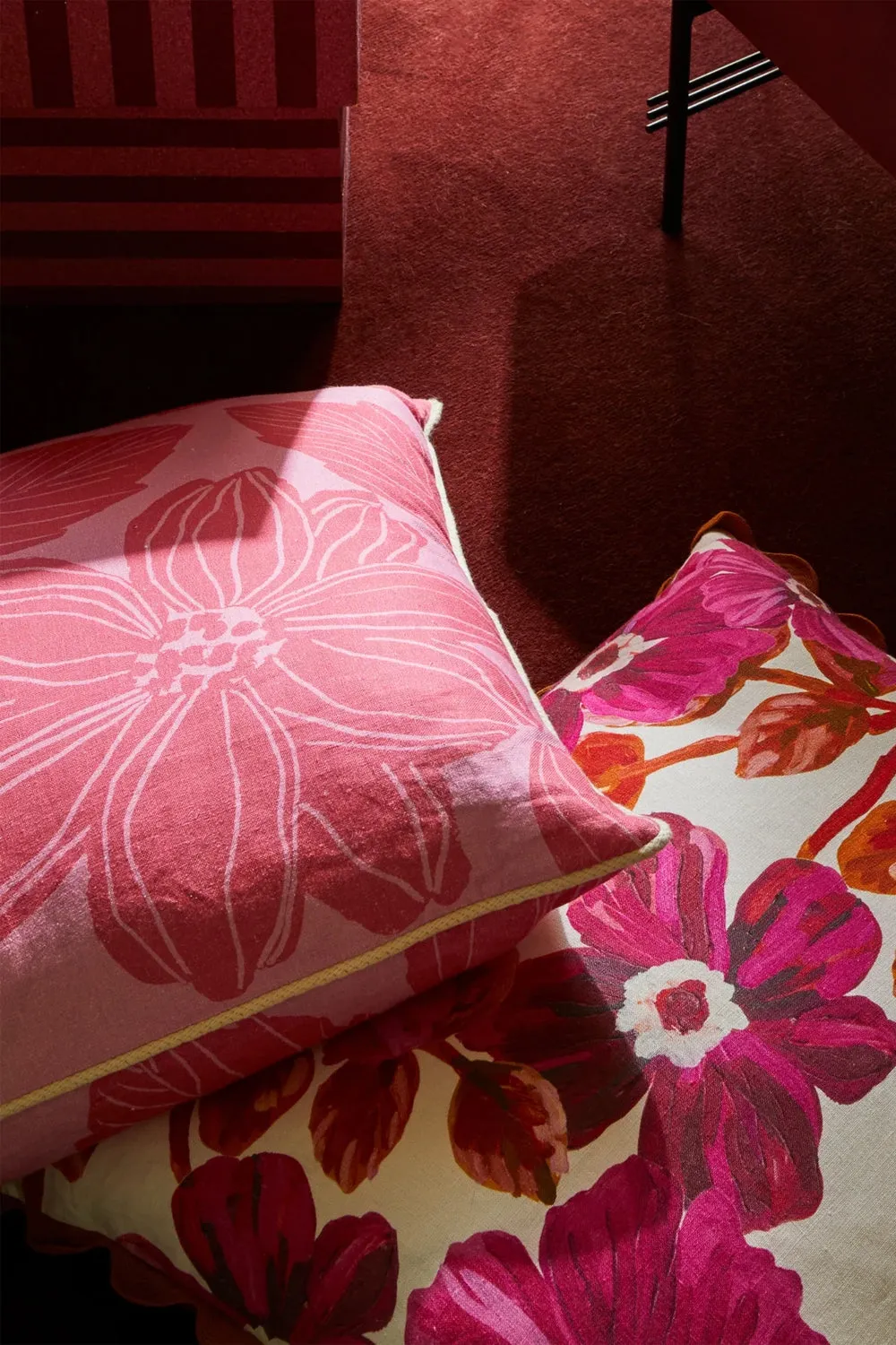 BONNIE AND NEIL MARGOT ROSE CUSHION 60CM