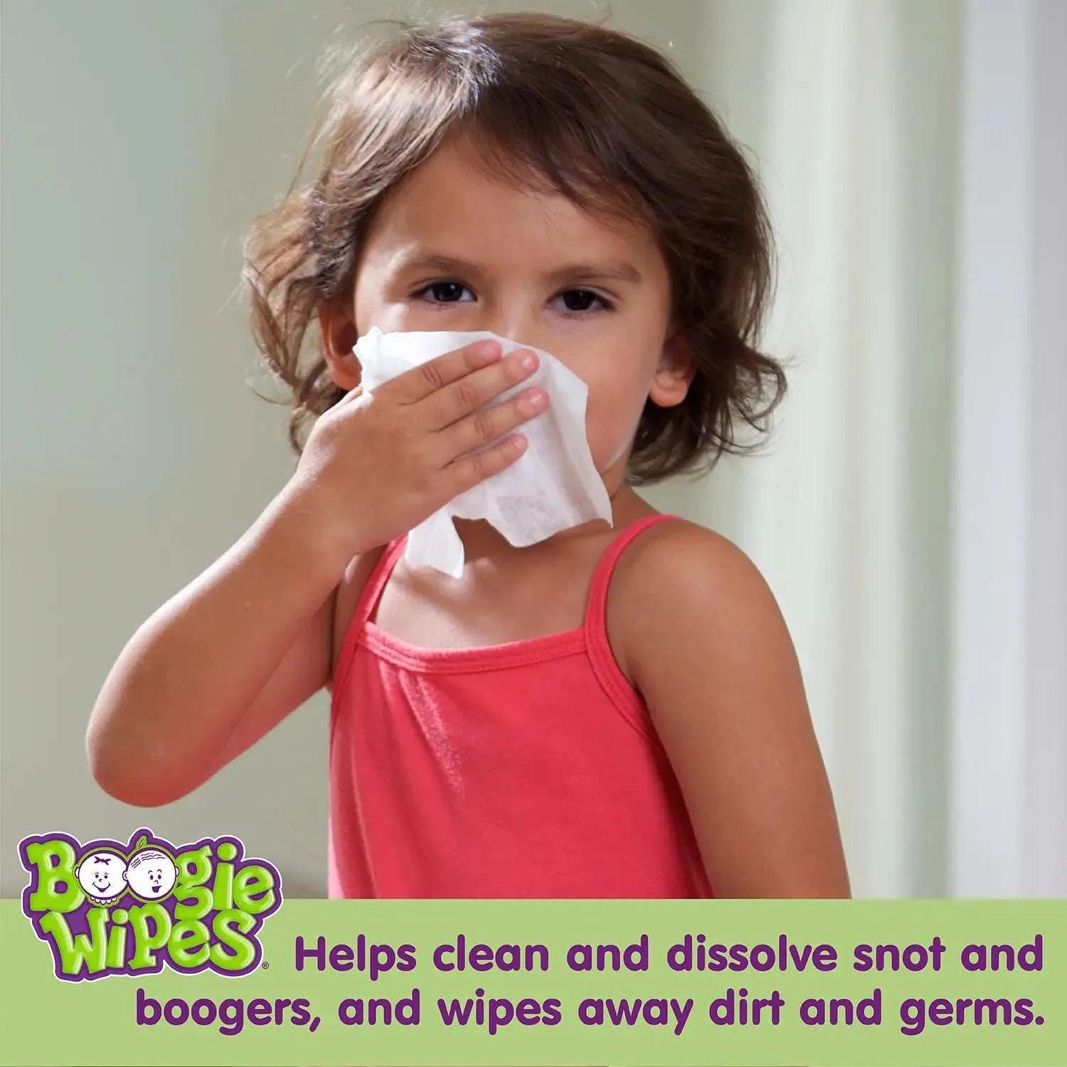 Boogie Wipes Fresh Saline Nose Wipes - 90 Ct