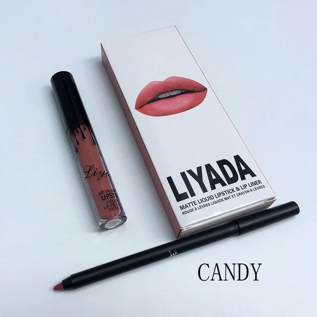 Brand BUD K liquid matte lipstick lips pencil makeup