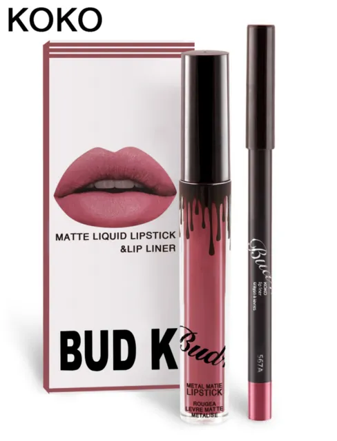 Brand BUD K liquid matte lipstick lips pencil makeup
