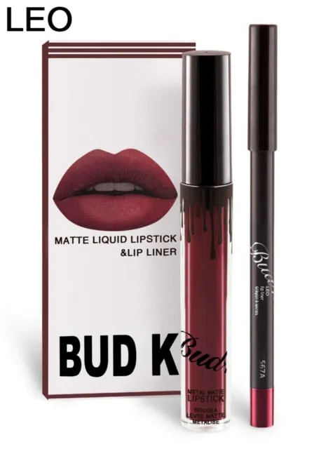 Brand BUD K liquid matte lipstick lips pencil makeup