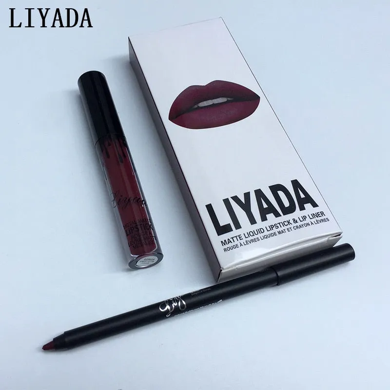 Brand BUD K liquid matte lipstick lips pencil makeup