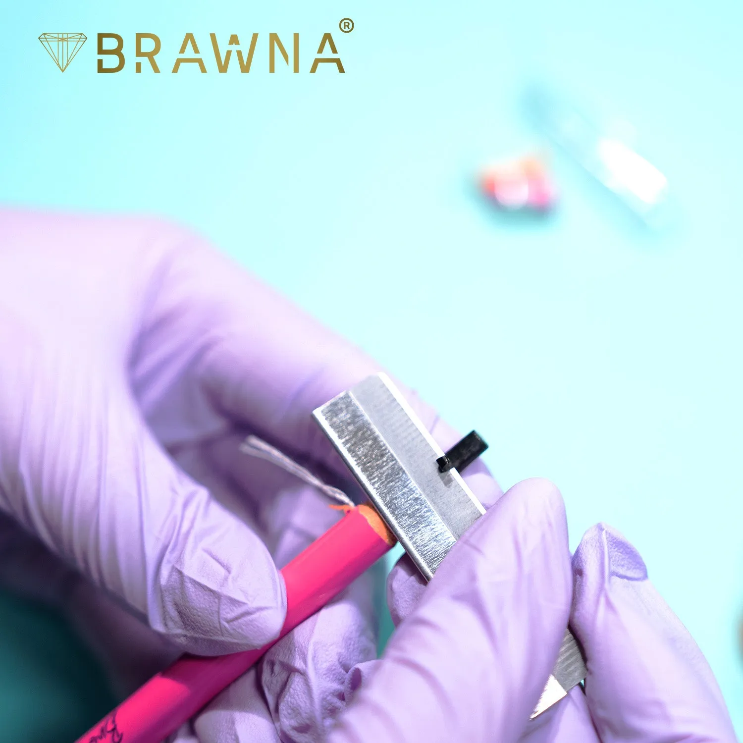 Brawna - Brow Pro Peel Off Pencils For Eyebrow Mapping - Black