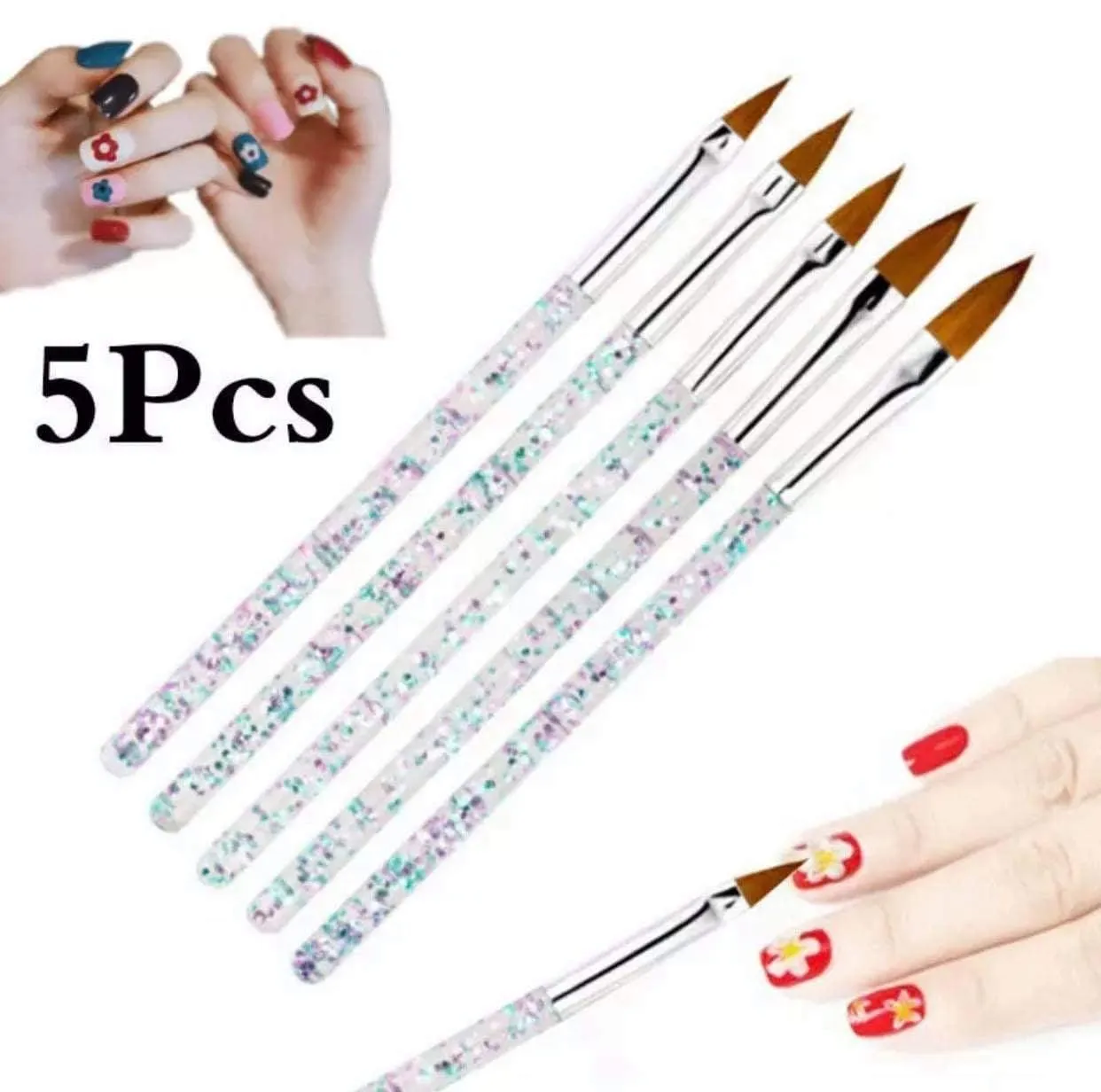 Brush Set | Beauty Artists 3D Brush (5in1)